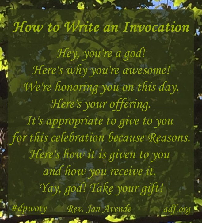 How to Write an Invocation