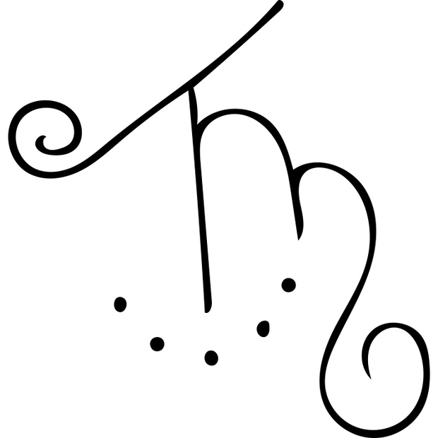 [Image: A line drawn graphical sigil. Text sigil for firing "I can overcome this": cnVrMThS]